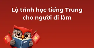 LoÌ£Ì triÌnh hoÌ£c tieÌÌng Trung cho nguÌoÌÌi Äi laÌm